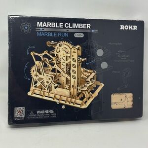 Marble Climber Run Building Set Wooden Steel Marbles